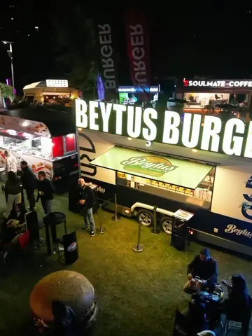 Eskişehir Gastro Fest'te Beytuş Burger karavanı