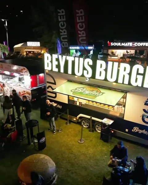 Eskişehir Gastro Fest'te Beytuş Burger karavanı